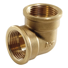 Mixed wall brass elbow 90º female thread 1 '' - ø32mm PE pipe