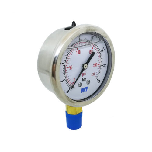 Medidor de pressão de glicerina de 0-16 bar