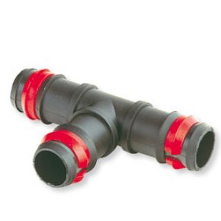 Safety spigot ø16mm red rings PE pipe