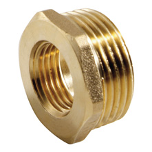 Brass nut 3 "male thread - 2.1 / 2" female thread PE pipe