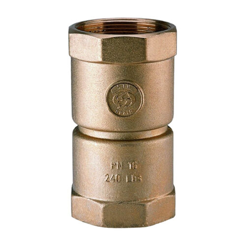 Brass check valve 1.1 / 2 ''