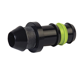 Safety graft connection ø16mm PE acetal pipe green ring