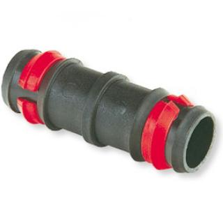 Safety connection sleeve ø16mm red rings PE pipe