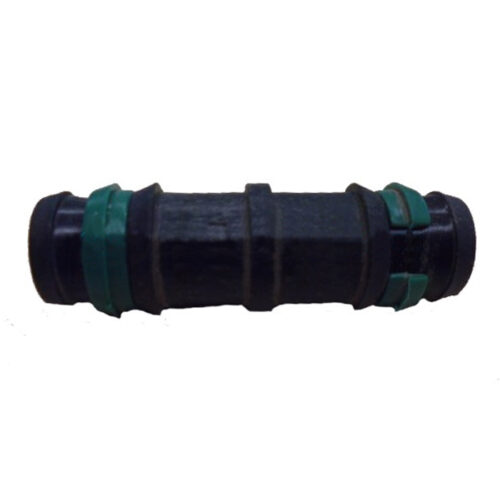 Safety connection sleeve ø18mm green rings PE pipe