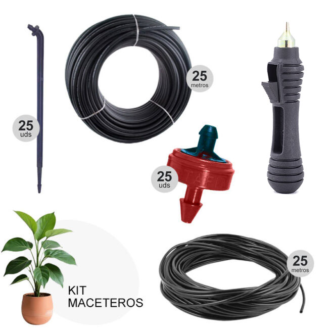 Kit de riego para maceteros