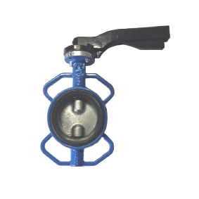 Cast iron butterfly valve DN100 stainless steel disc lever. GA