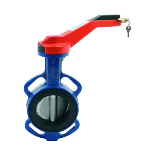 Cast iron butterfly valve DN100 stainless steel disc lever. VAMEIN