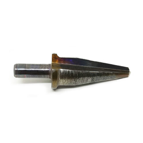 Conical drill bit for PVC pipe connection
