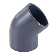 PVC elbow 45º ø110mm glue PN16