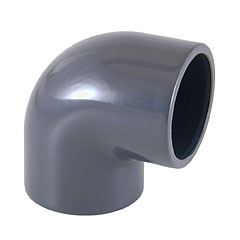 PVC elbow 90º ø180mm glue PN10