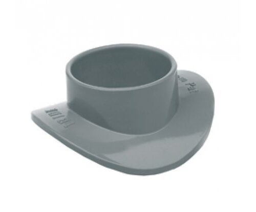 Sanitary PVC clip graft ø160-ø40mm gray shield type
