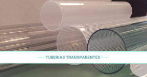 Transparent PVC pipes