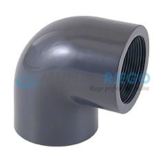 Codo PVC 90º mixto ø32mm - rosca hembra 1'' PN10 Codo PVC 90º mixto ø32mm - rosca hembra 1'' PN10