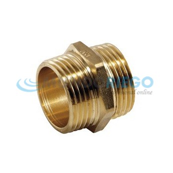 Machón latón rosca macho 3/8'' tubería PE Machón latón rosca macho 3/8'' tubería PE