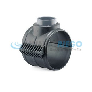 Collarin PP ø160mm bisagra, salida ø90mm Collarin PP ø160mm bisagra, salida ø90mm