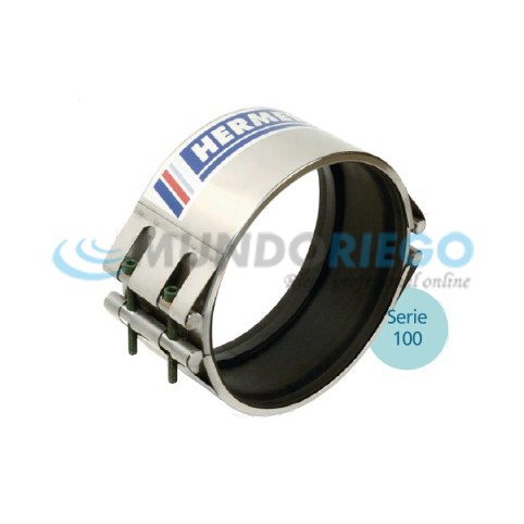 Abrazadera unión Hermetica ø108-120mm PN25 ancho 135mm Abrazadera unión Hermetica ø108-120mm PN25 ancho 135mm