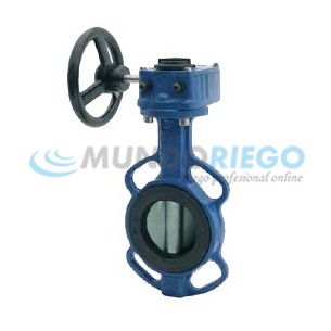Válvula mariposa fundición DN600 reductor disco inox. VAMEIN Válvula mariposa fundición DN600 reductor disco inox. VAMEIN