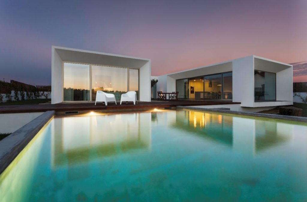 iluminación piscinas