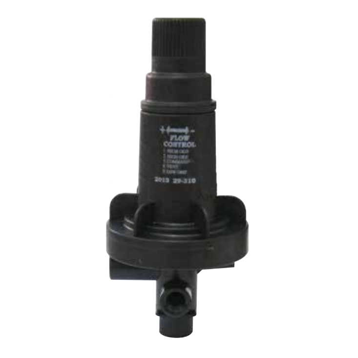 Válvula 3 vías SAGIV rosca macho 1/4'', salidas rosca hembra 1/4"