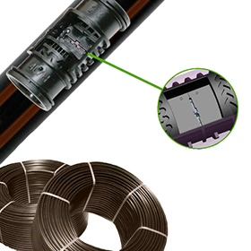 AZUD PC-SYSTEM Ø16mm pipe w / 35cm 2,2l / he: 1mm R: 350m brown