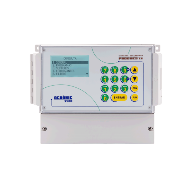 Programador Agrónic 5520 220V/24V AC EMPOTRAR