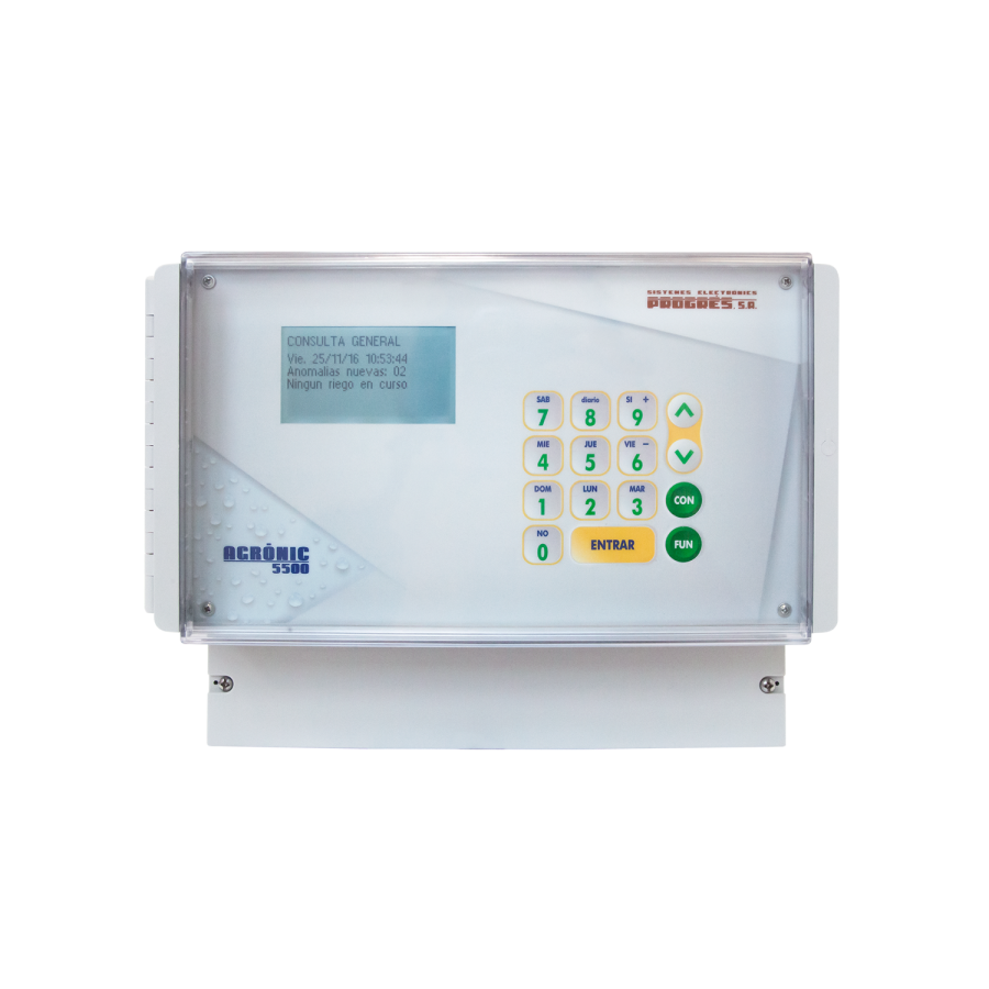 Programador Agrónic 5520 220V24V AC en caja Programador Agrónic 5520 220V/24V AC Empotrar
