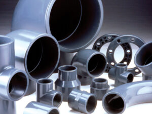 PVC accessories for main pipes and distribution networks