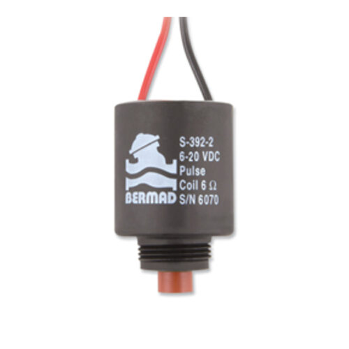 Solenoid coil S-392-2W BERMAD 6-20V DC latch 2 ways 2 wires NO/NC