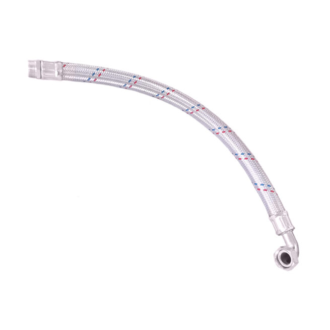 Flexible connection hose 1" L: 70cm elbow
