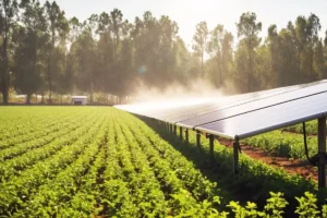 Placas solares en plantaciones de riego - Mundoriego