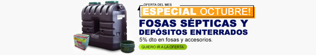 Oferta 5% descuento Fosas sépticas